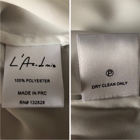 L'Academie Military Button Down Sleeveless White Blouse L REVOLVE Cami Satin M - Picture 9 of 10